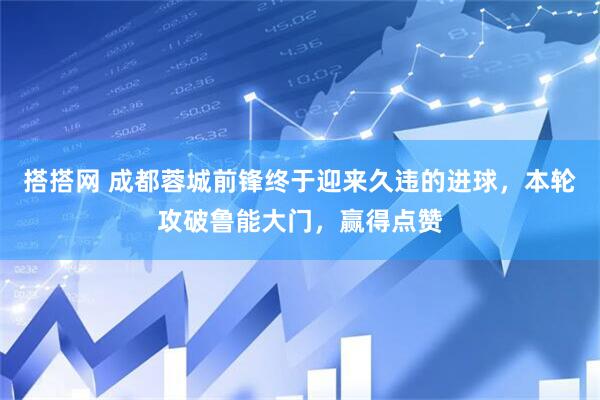 搭搭网 成都蓉城前锋终于迎来久违的进球，本轮攻破鲁能大门，赢得点赞